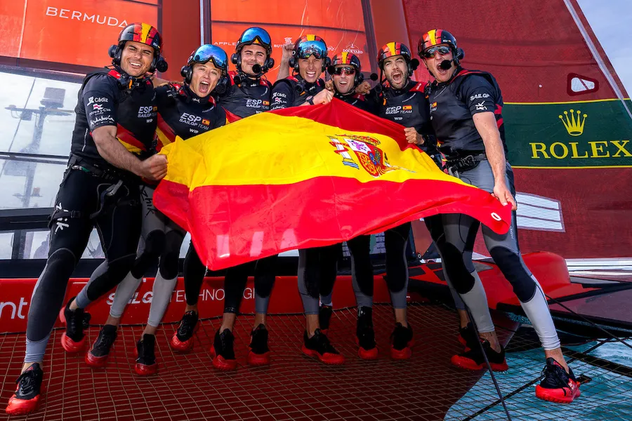 Diego Botin’s Spain secures a win in Bermuda SailGP