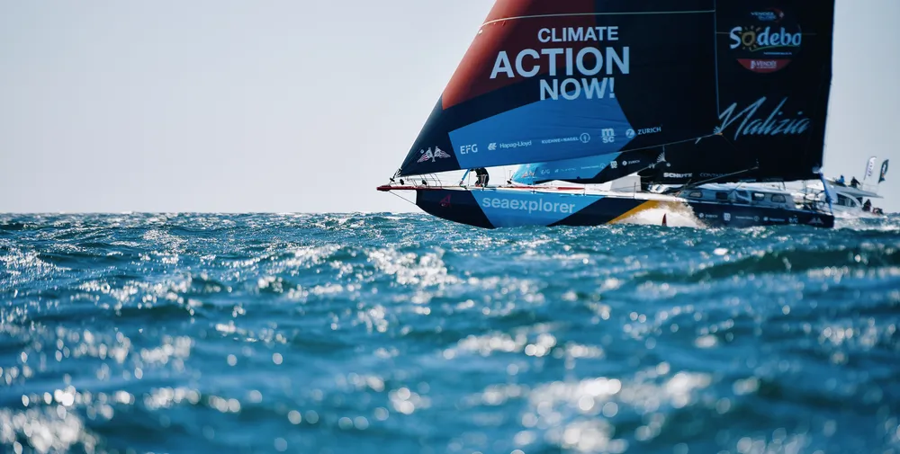 Boris Herrmann second on the 3200 nautical miles New York Vendée