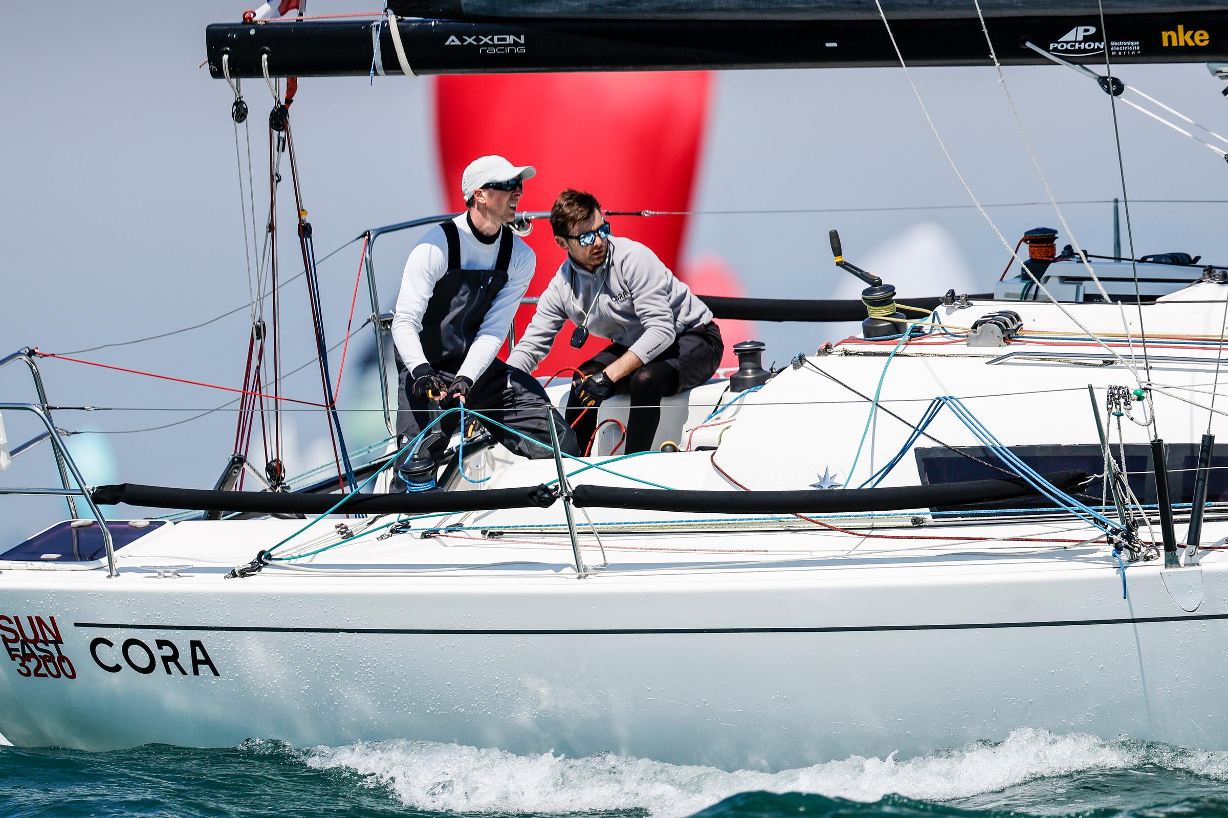 Cora celebrates RORC Cherbourg Race victory