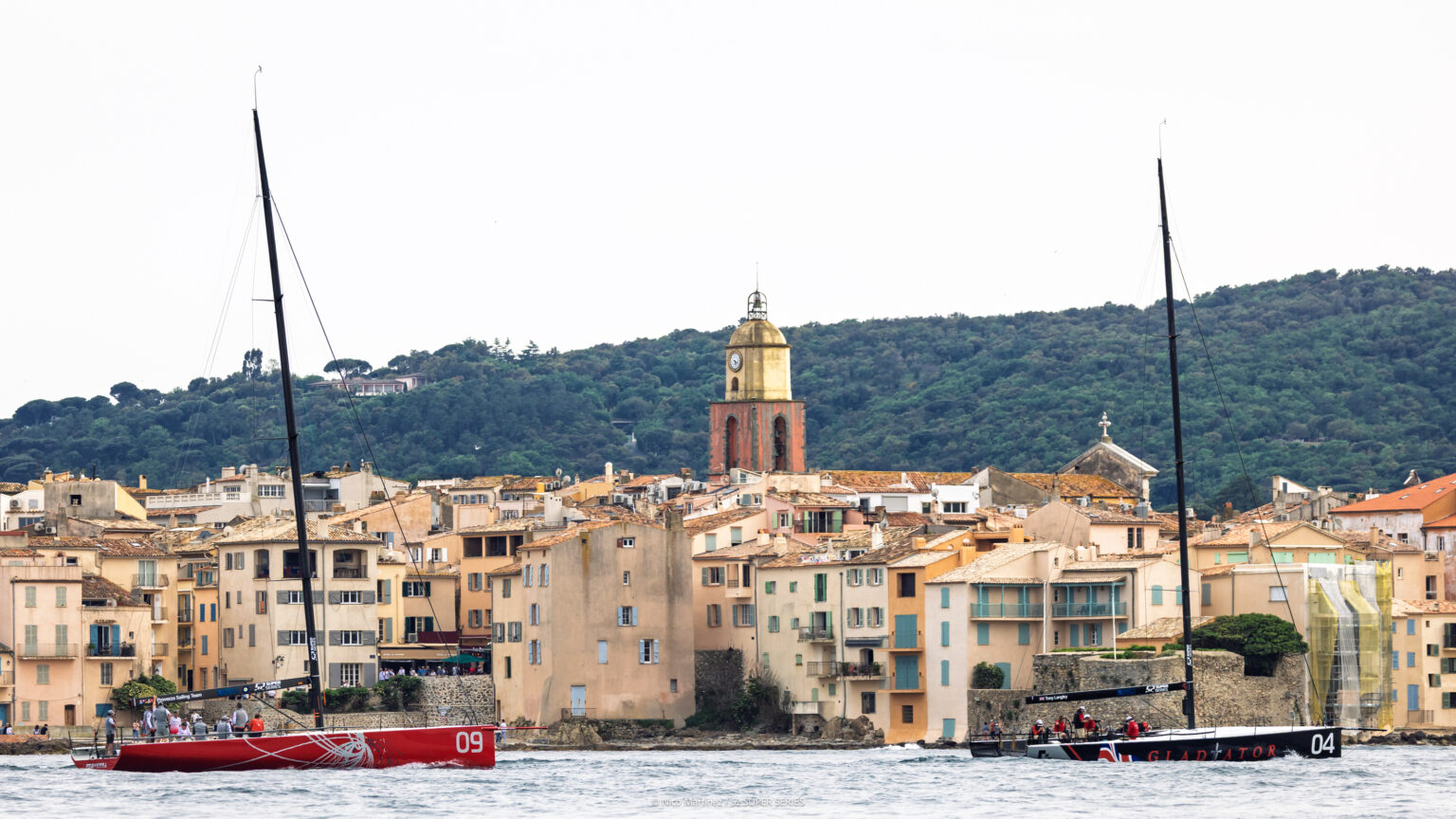 Gladiator lead into the weekend as calm stalls 52 SUPER SERIES Saint Tropez 