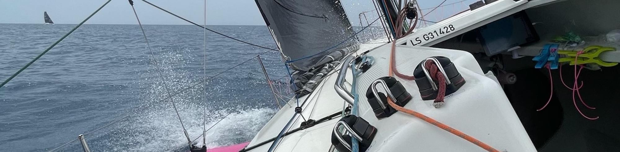 RORC Griffin chasing the breeze on  Leg 2 of Il Giro