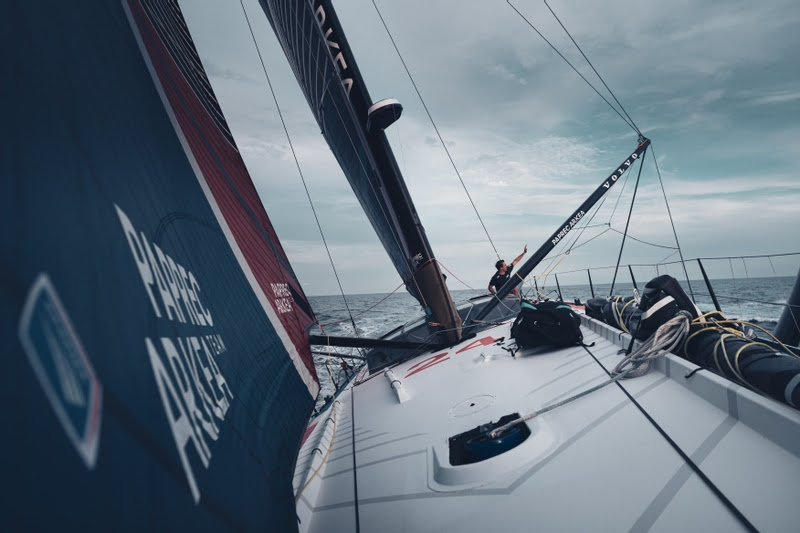 Paprec Arkéa leads The Ocean Racd as new breeze sends IMOCA fleet speeding south