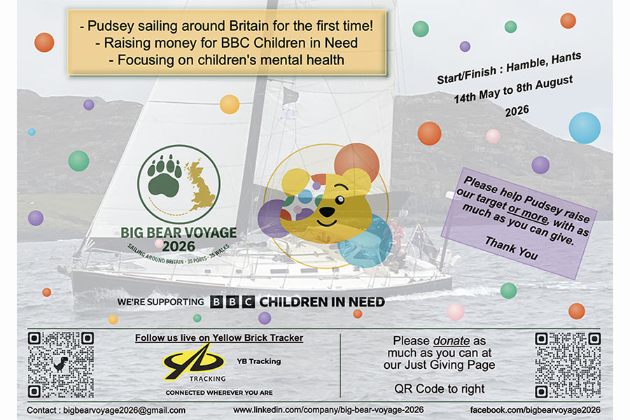 Big Bear Voyage Round Britain for BBC Children in Need