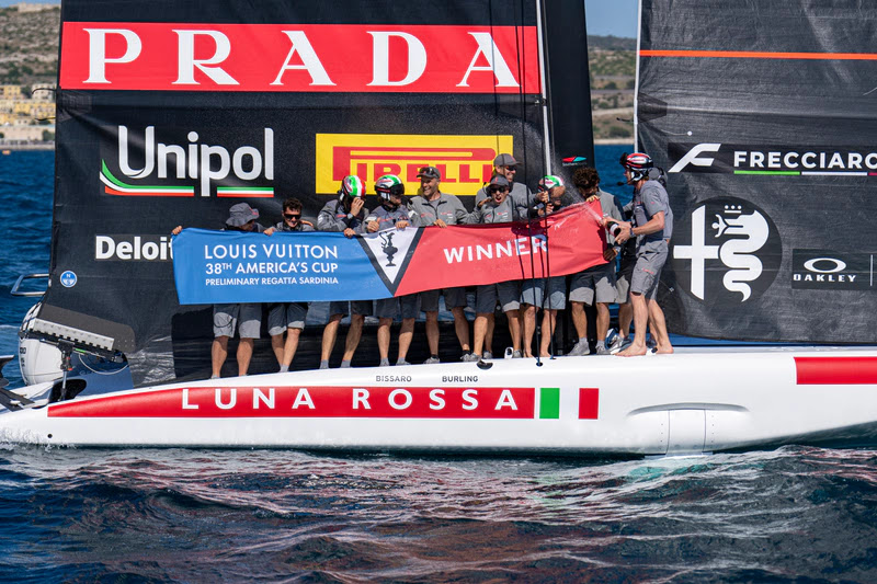 Luna Rossa wins America's Cup Preliminary Regatta Sardinia