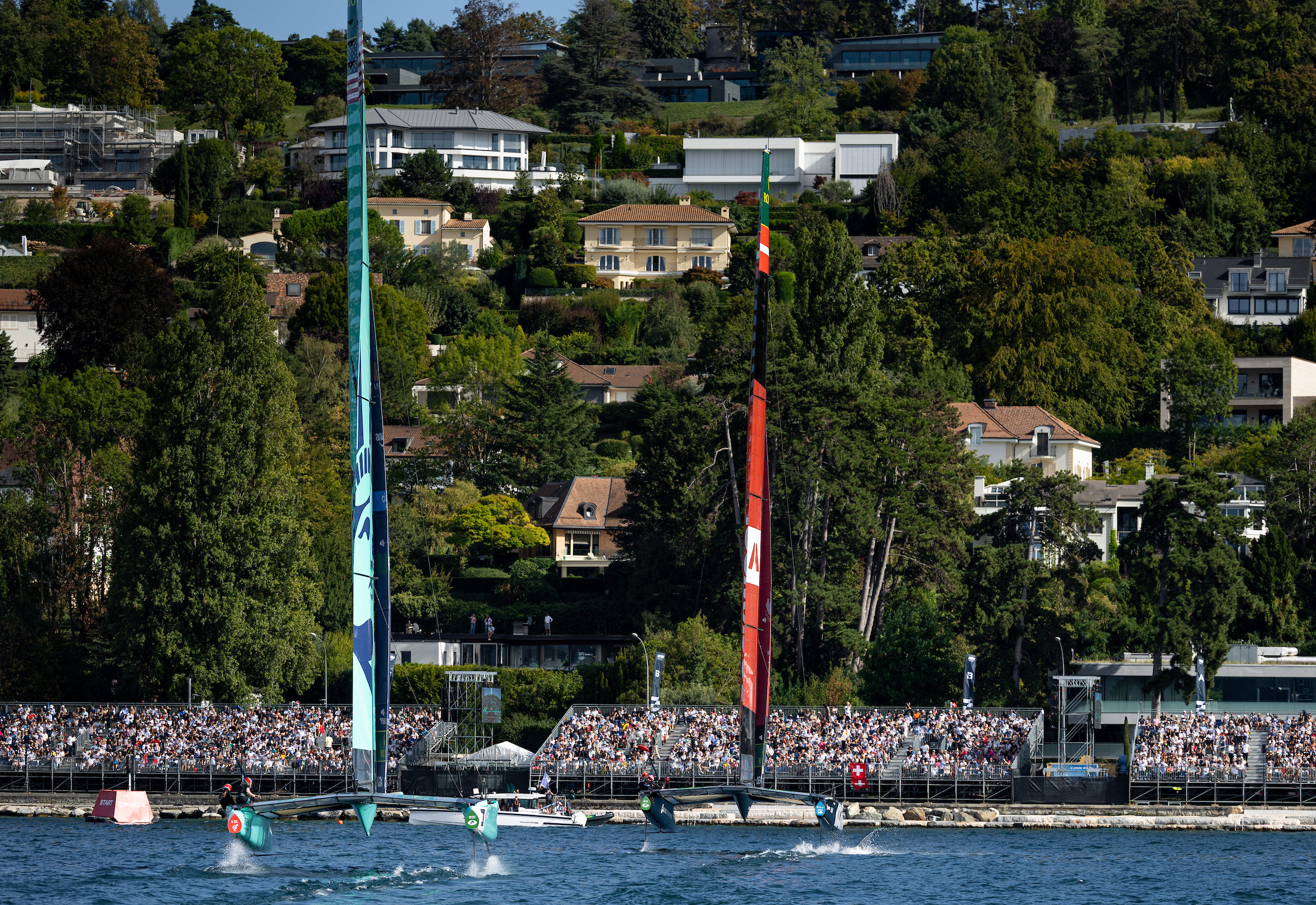 SailGP: Five Races, Five Winners @ Opening Day On Lake Geneva