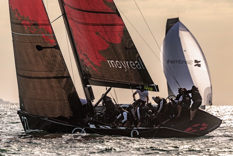 Tricky Friday race day at 44Cup World Championship Cowes