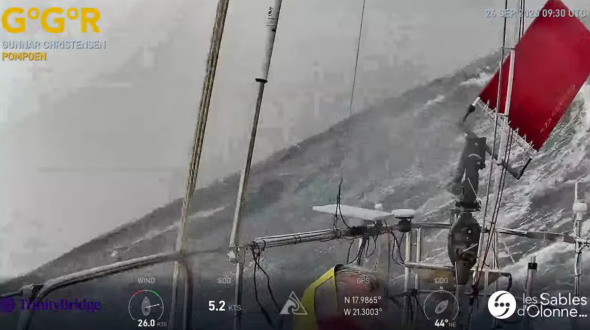 Golden Globe Race: Messages from sea — facing the storm and its aftermath