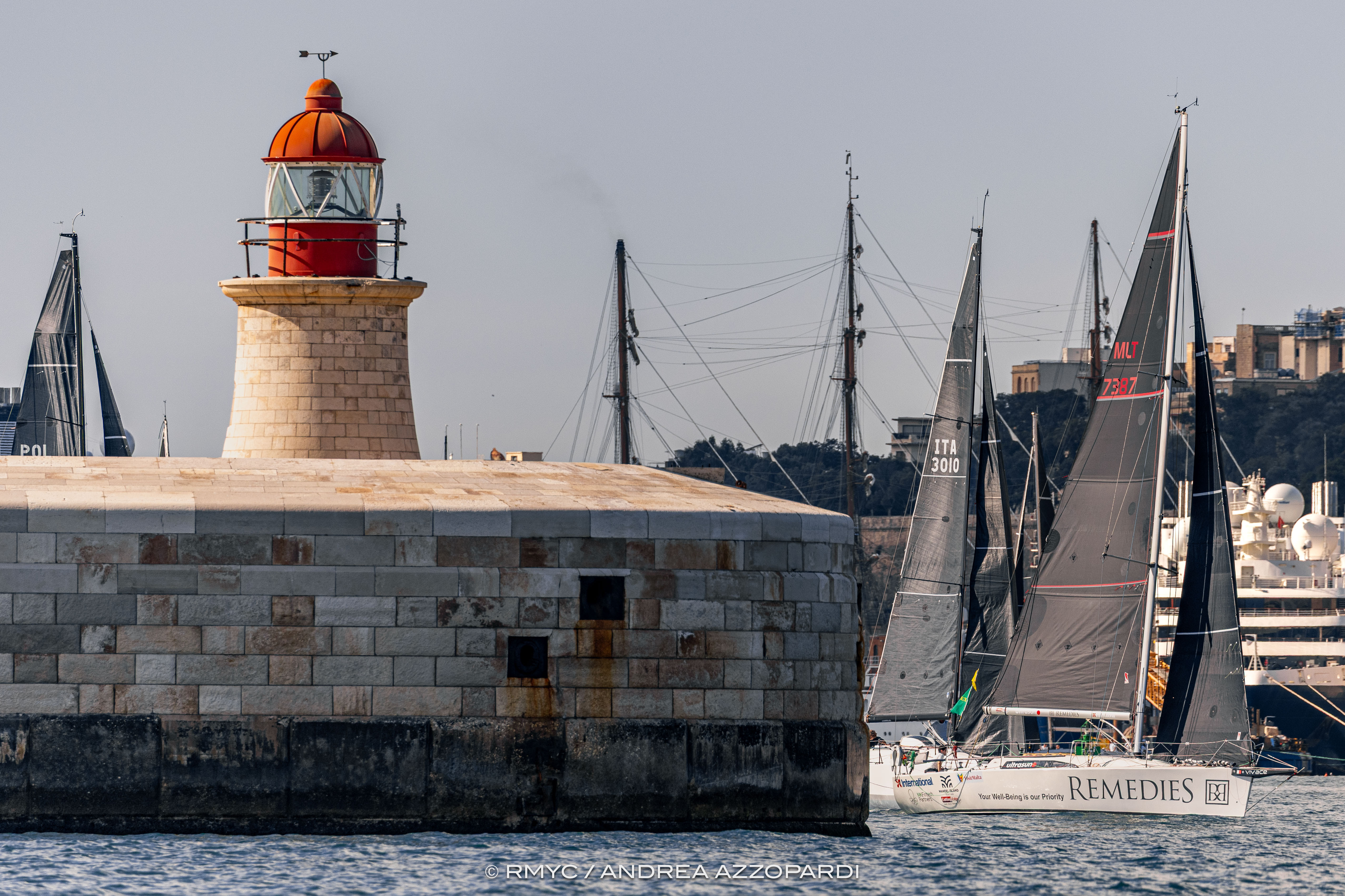 Royal Malta Yacht Club Crews Reflect on the 47th Rolex Middle Sea Race