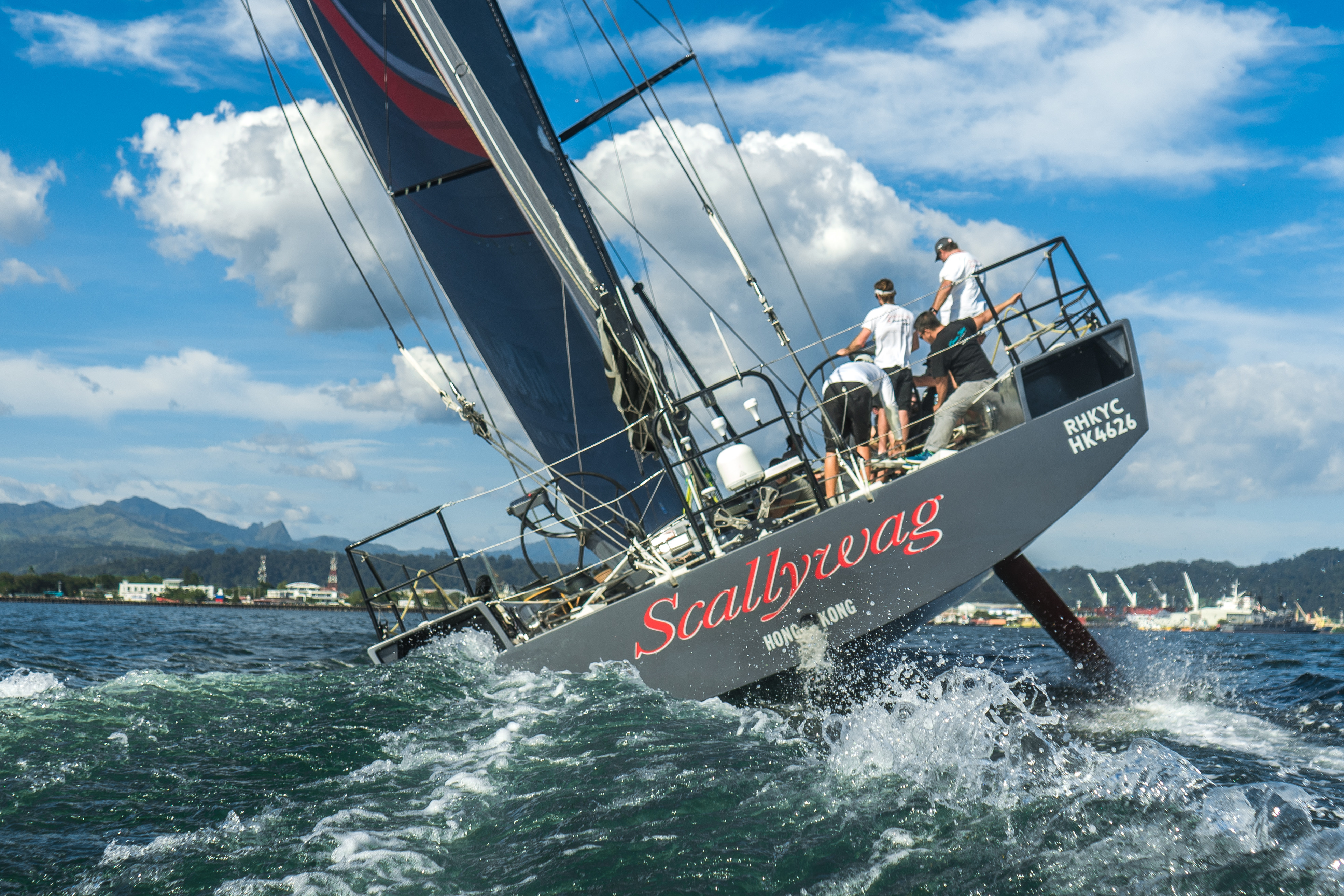 SHK Scallywag/FUKU takes Line Honours in Hong Kong