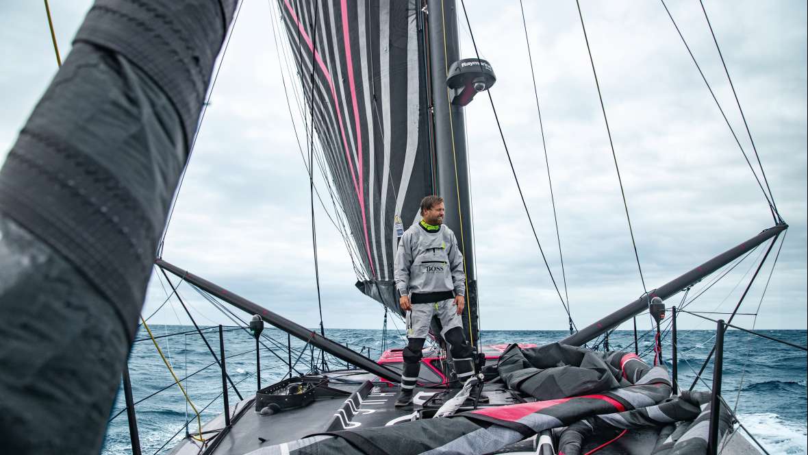 Hugo Boss cuts the keel