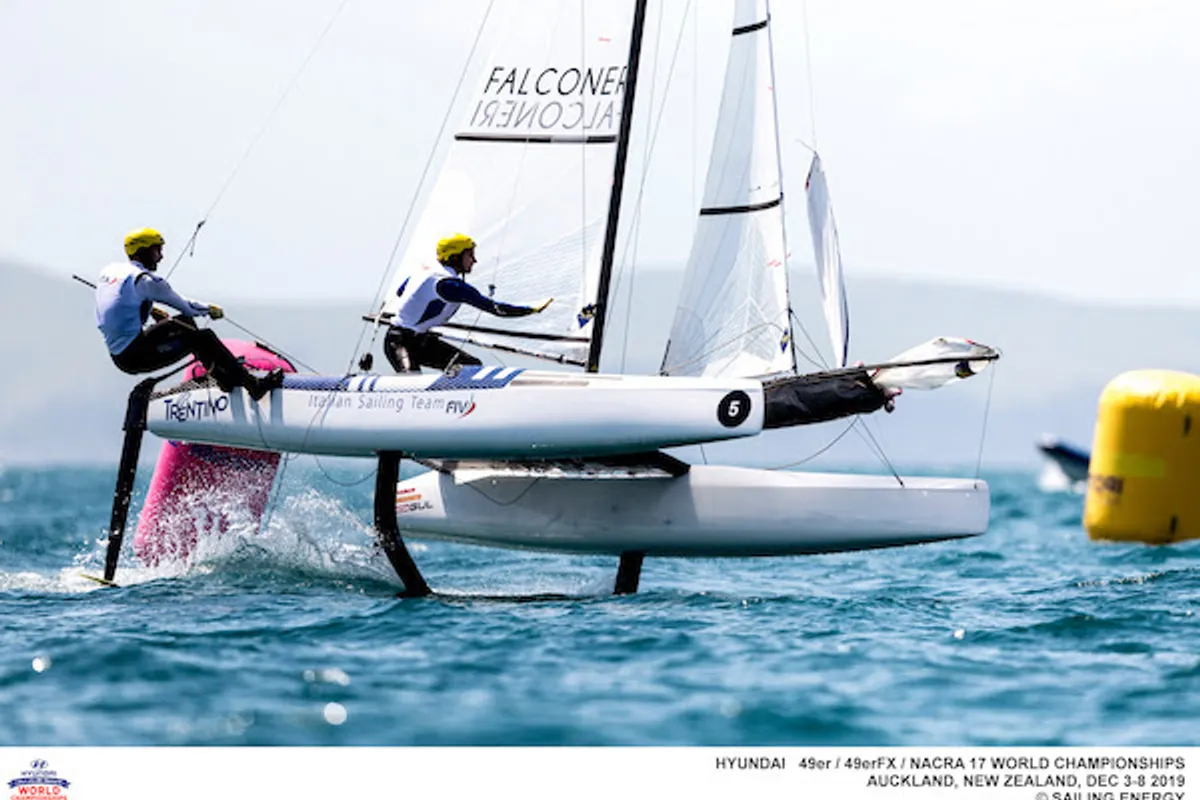 Day two of the 2019 Hyundai 49er, 49erFX and Nacra 17 World Championships