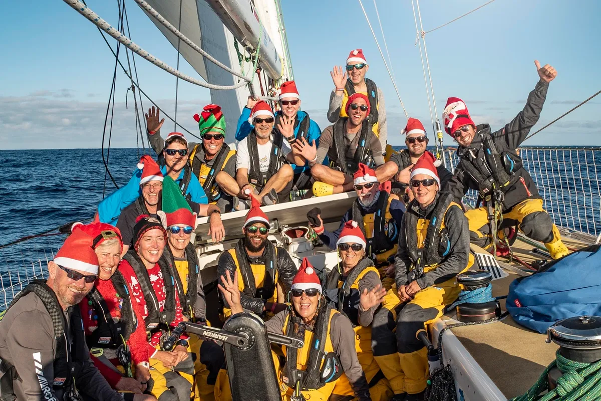 Christmas! On day three of Clipper Round The World  Race 5