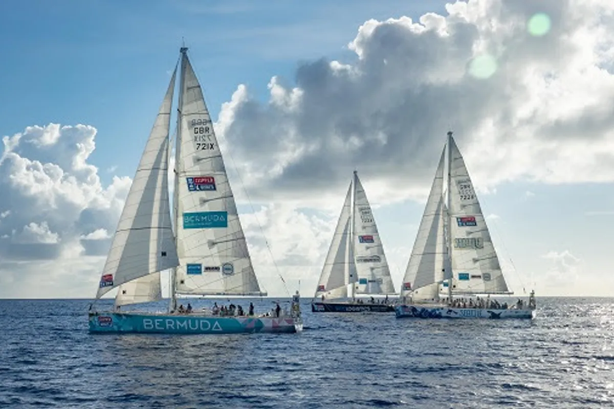 Clipper Race crews play the wind lottery on Sanya Tropical Paradise Race