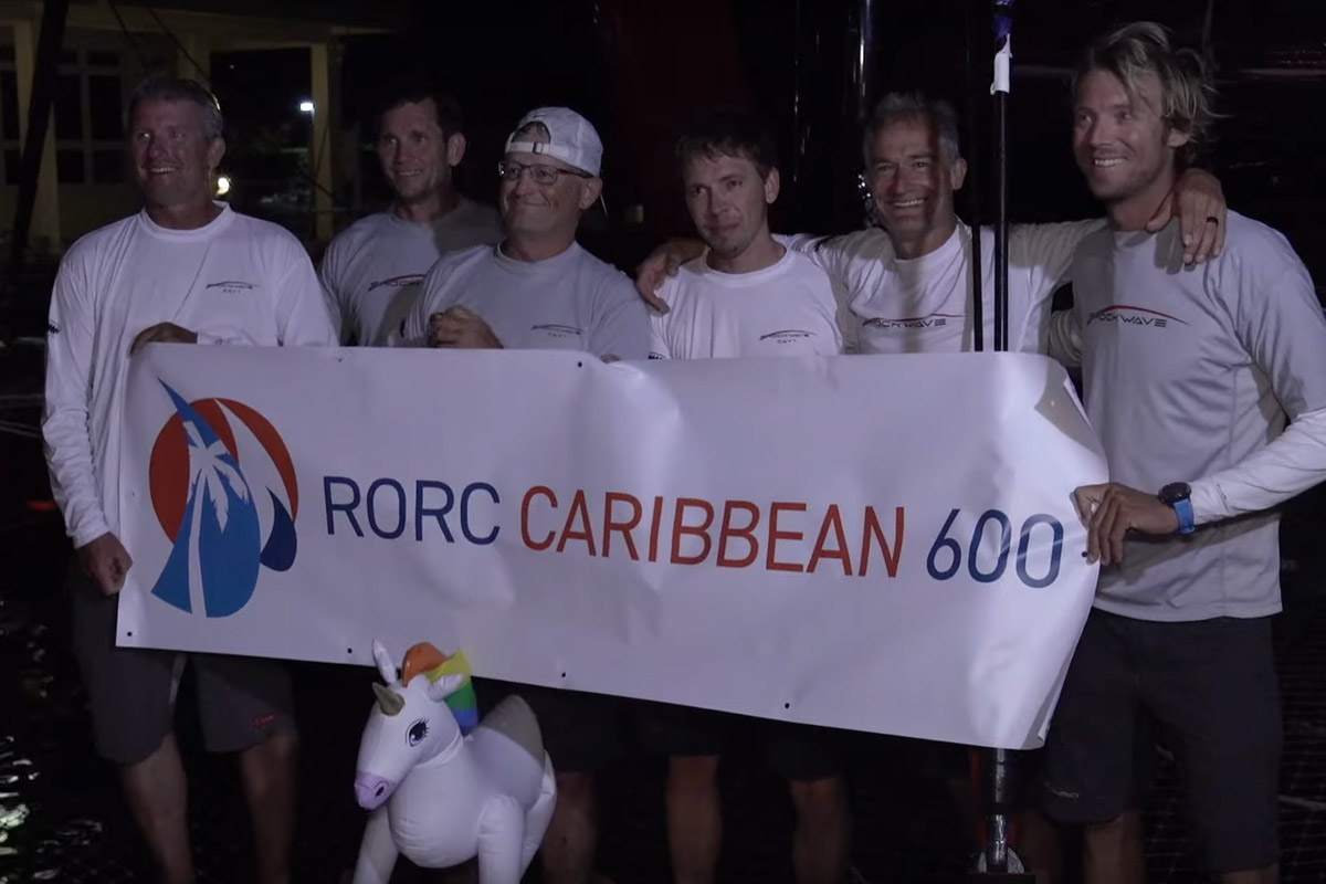 First Finishers in the 12th RORC Caribbean 600,video