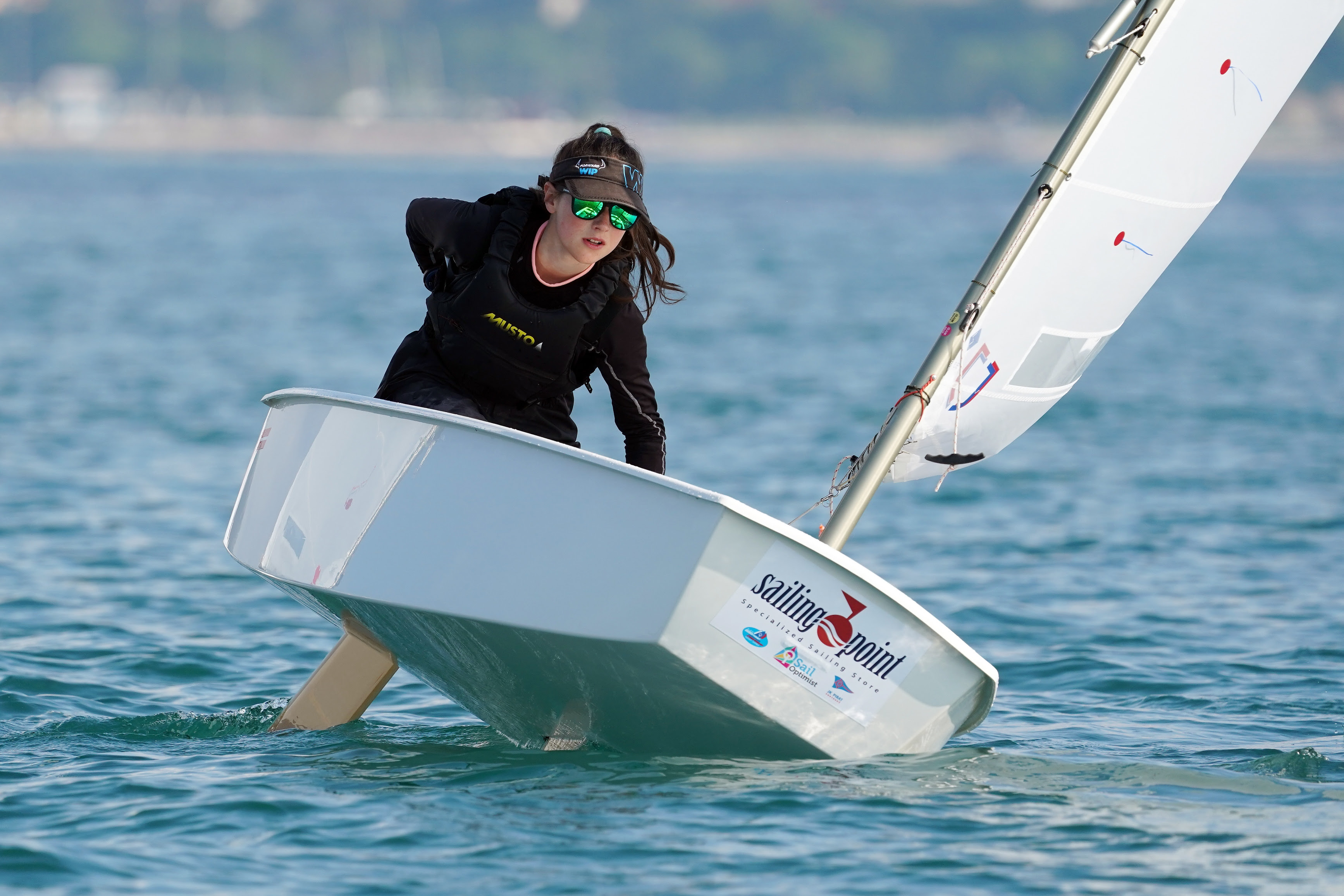 Shifty conditions on the water for Optimist European Championships