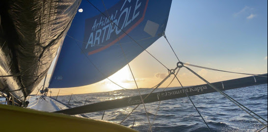 French skipper Boissieres finishes 15th in the Vendée Globe