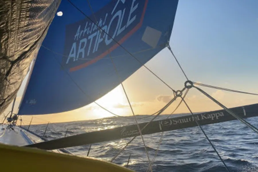 French skipper Boissieres finishes 15th in the Vendée Globe