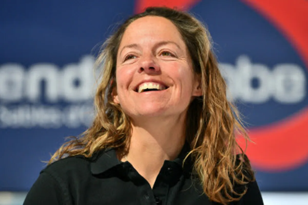 Alexia Barrier Press Conference on completing the Vendee Globe