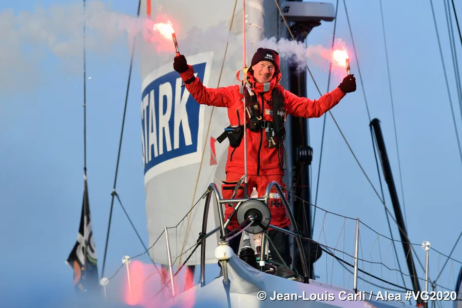 Ari Huusela, first ever Nordic skipper closes the Vendée Globe