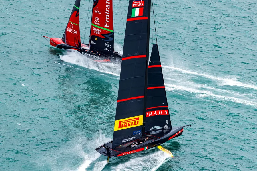 Emirates Team New Zealand on Match Point for America’s Cup