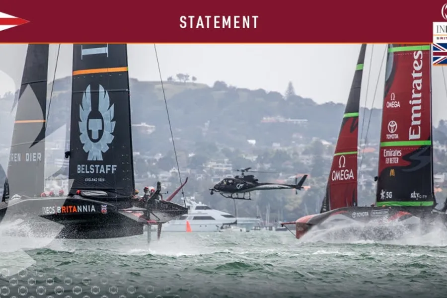 A Notice of Challenge for the 37th America’s Cup