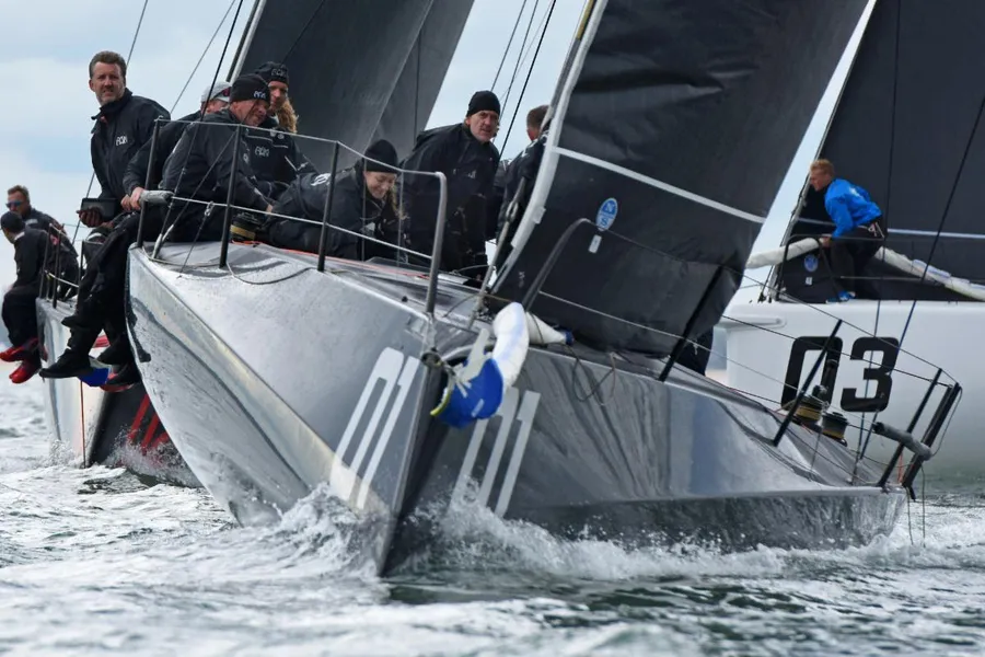 Thrilling racing as RORC Vice Admiral’s Cup gets underway