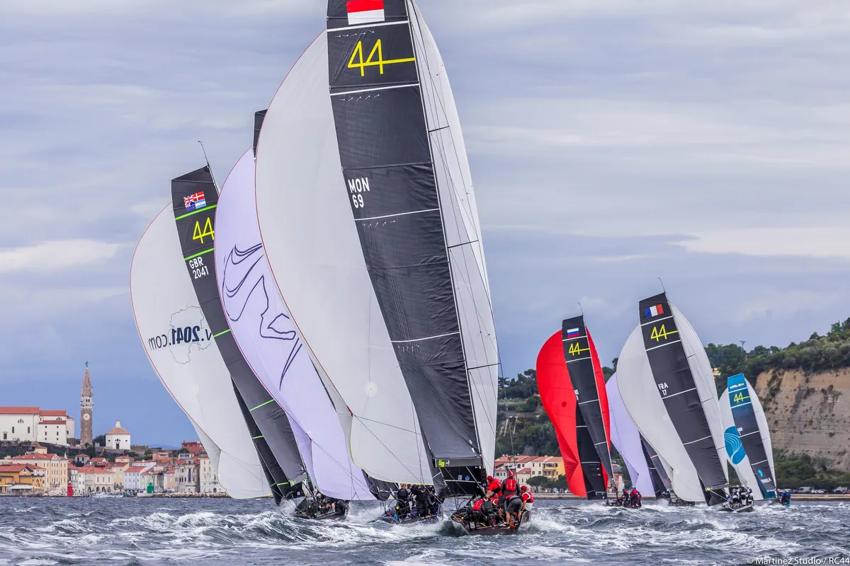 Three different winners in windy Portorož 44Cup