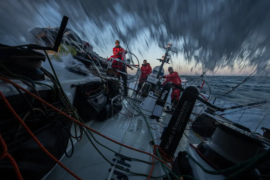Fast reaching to the west for The Ocean Race Europe fleet