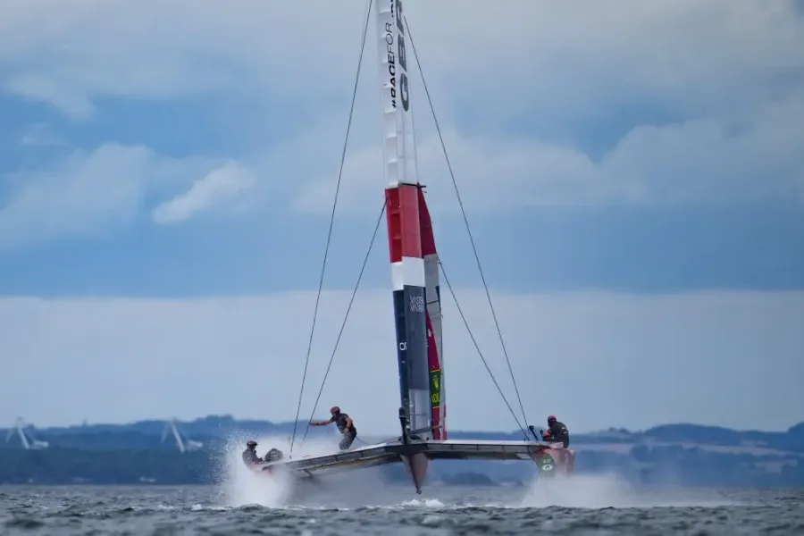 Britain's SailGP Team breaks F50 speed record with Ben Ainslie at the wheel