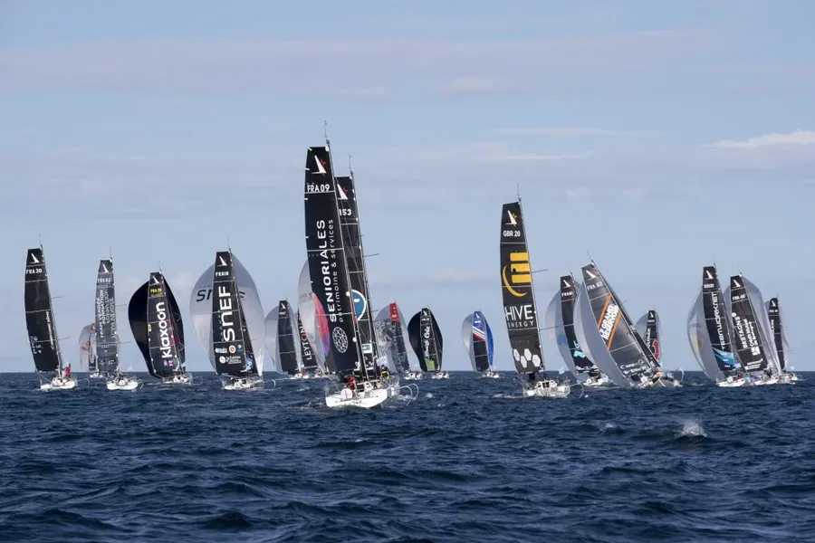 Perfect conditions for the start of the La Solitaire du Figaro