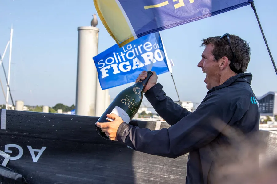  Xavier Macaire wins gruelling first stage of the La Solitaire du Figaro