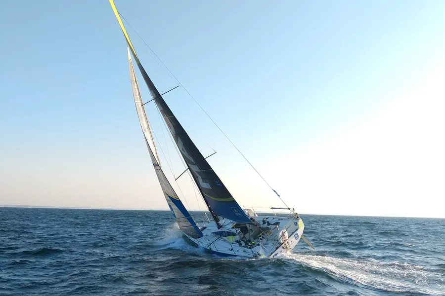 Pierre Quiroga has a handy lead for final 24hrs of La Solitaire du Figaro stage 2