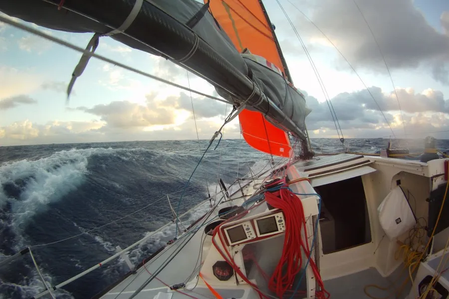 Global Solo Challenge: Cape Horn, facing it during a storm and rounding it
