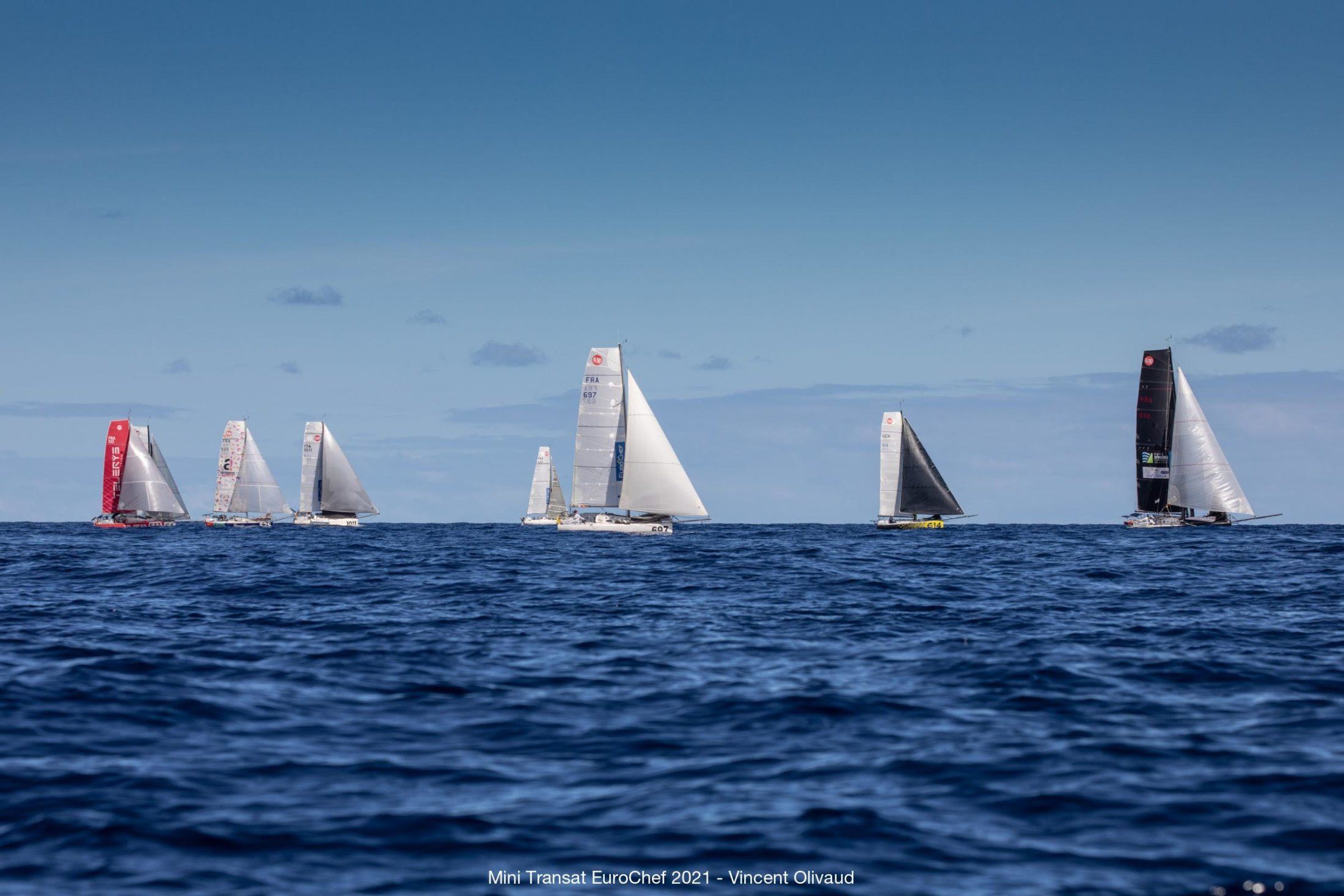 Mini Transat leaves Canaries astern