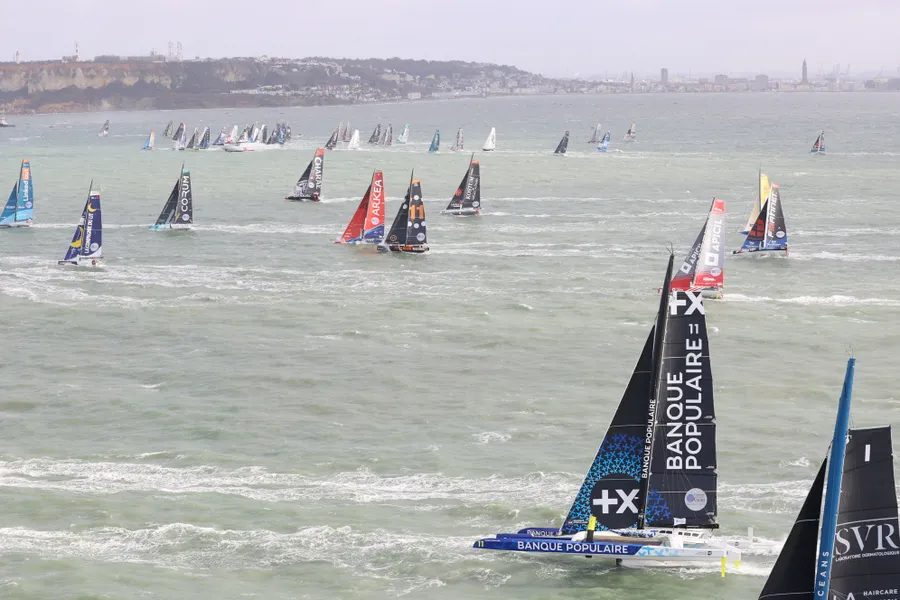 Ideal conditions for the start of the Transat Jacques Vabre