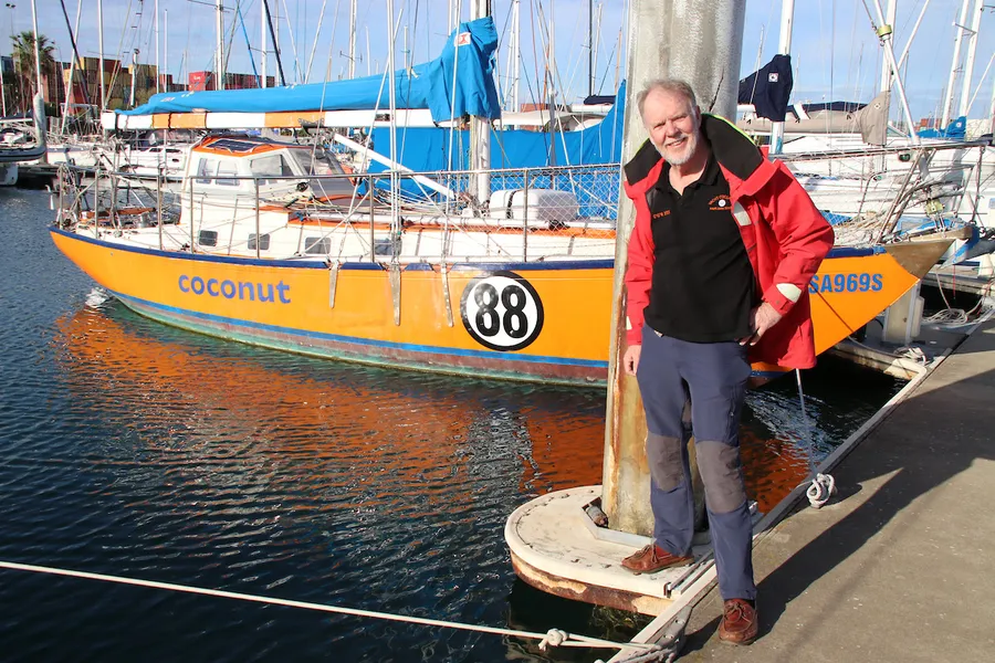 Captain Coconut Mark Sinclair sets sails to complete 2018 GGR voyage