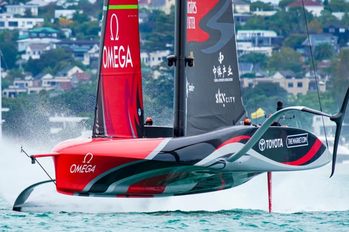 Emirates Team New Zealand welcome Alinghi Red Bull Racing