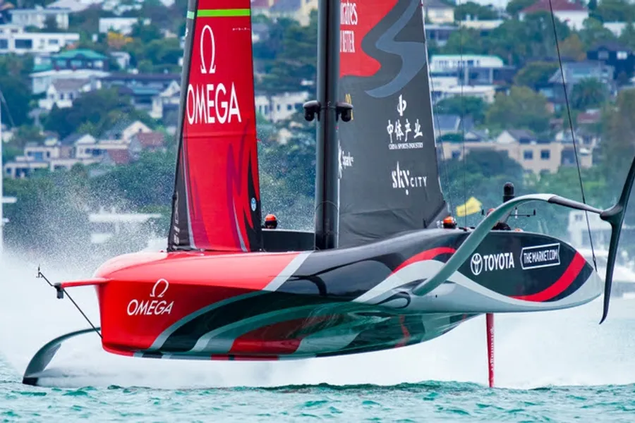 Emirates Team New Zealand welcome Alinghi Red Bull Racing