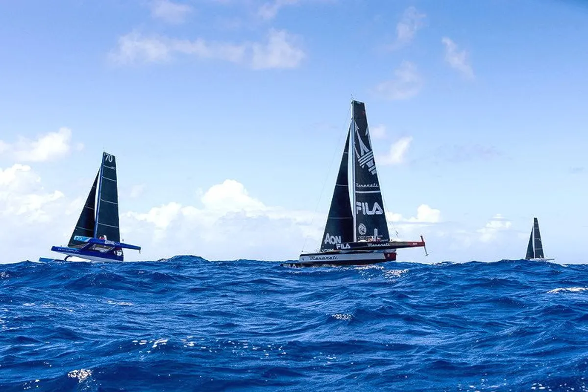 Record Pace day 2 on the RORC Caribbean 600