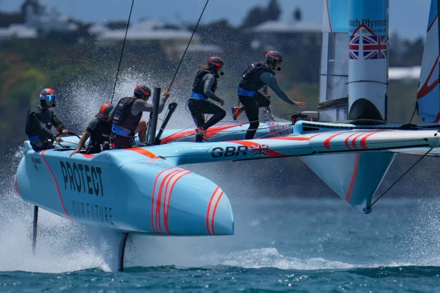 Great Britain SailGP Team takes flight in Bermuda tomorrow