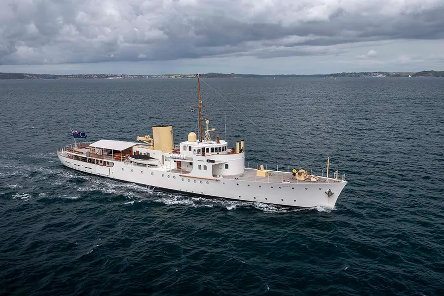  Pendennis complete successful sea trials with classic yacht Marala