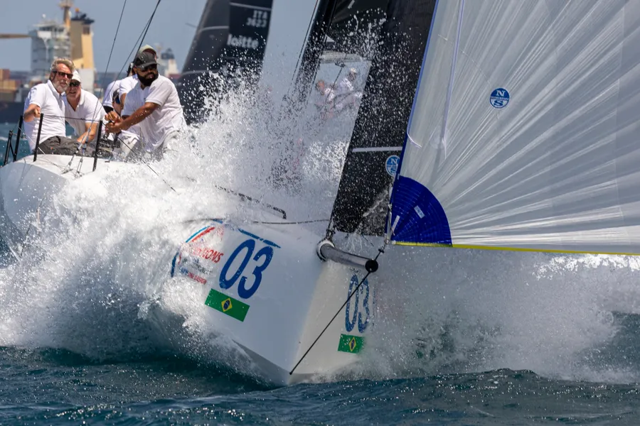 Big wind, big waves and great racing on Swan One Design Worlds opener