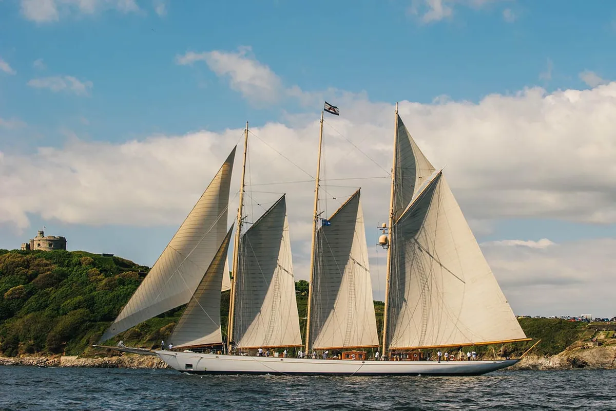 SY Adix, the 65m three-masted schooner, to return to Pendennis for a refit