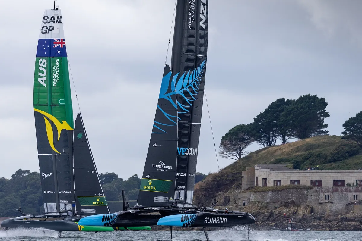 New Zealand wins first SailGP on the waters of Plymouth Sound
