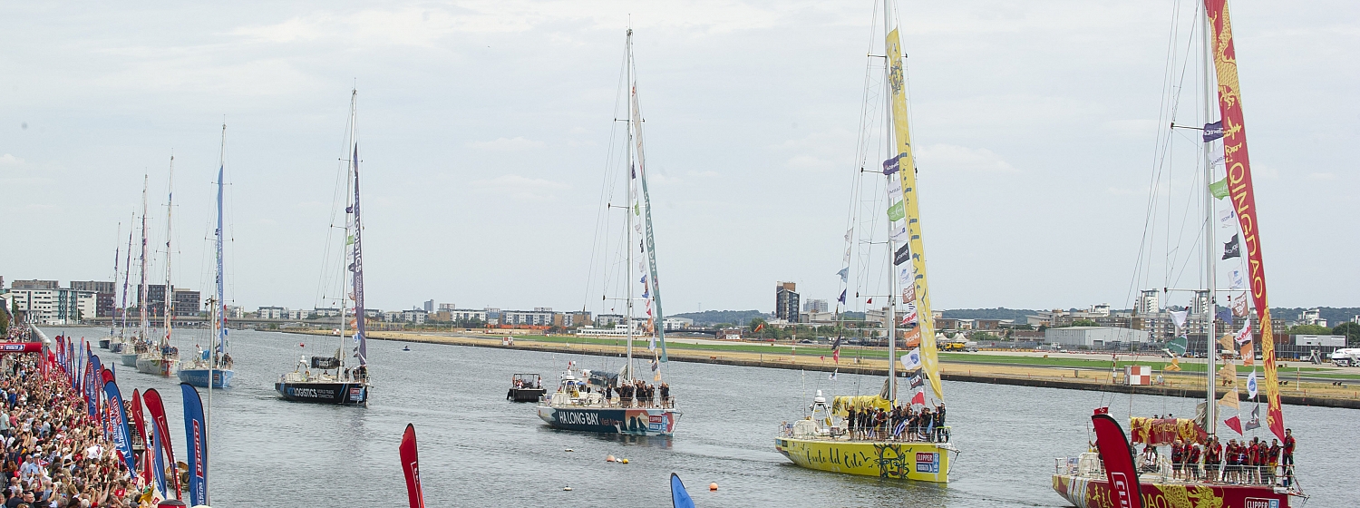 After 40,000 nautical miles around the world Clipper fleet celebrates in London