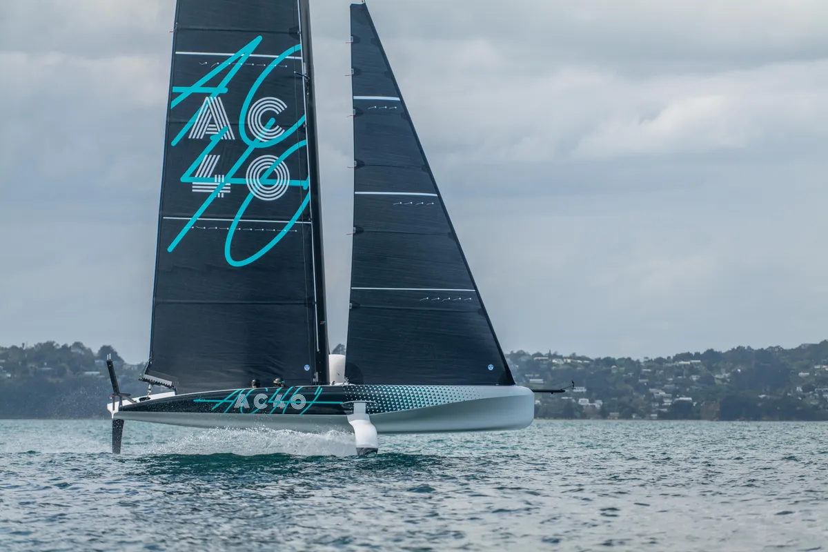Successful maiden sail for Emirates Team New Zealand’s AC40