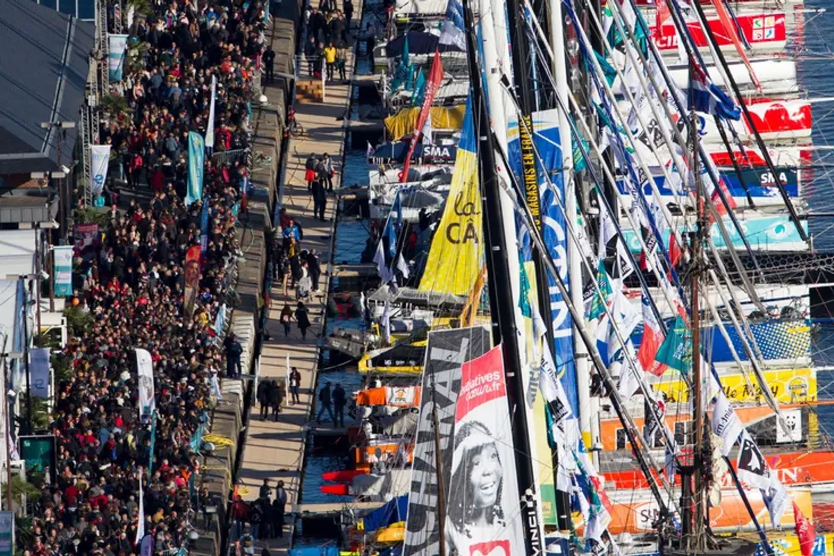 Record sized IMOCA class entry in the La Route du Rhum, video