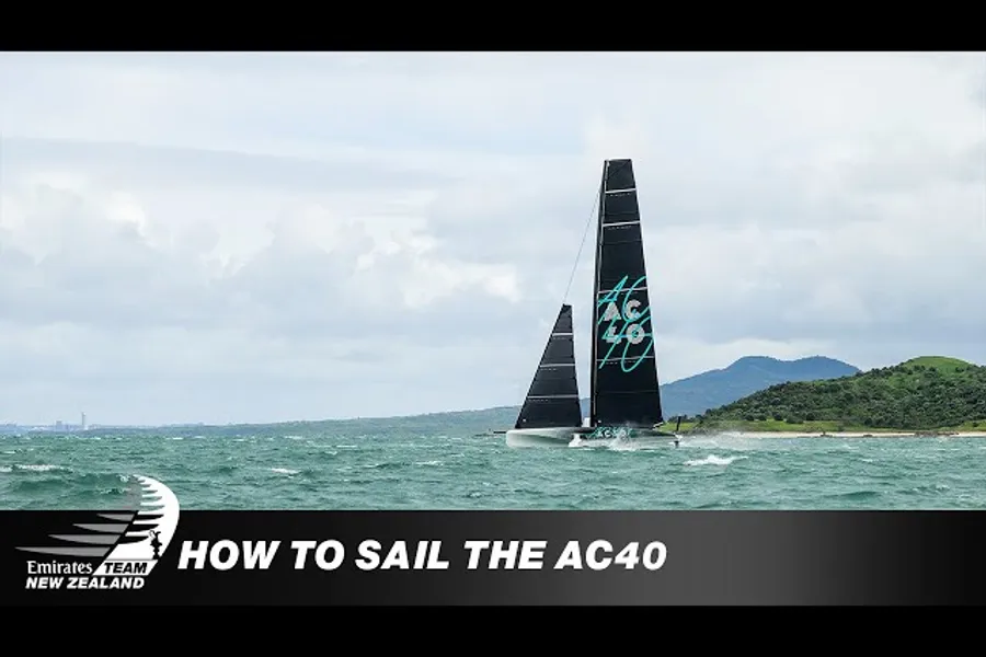 Emirates Team New Zealand: How to sail the AC40, video