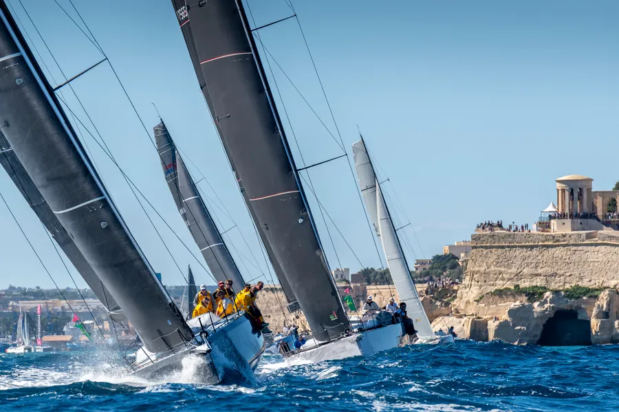 Rolex Middle Sea Race attracts a fleet of 120 yachts
