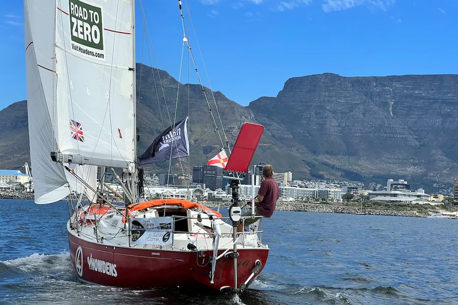 Golden Globe sailors are through the Cape Town gate and heading deep South